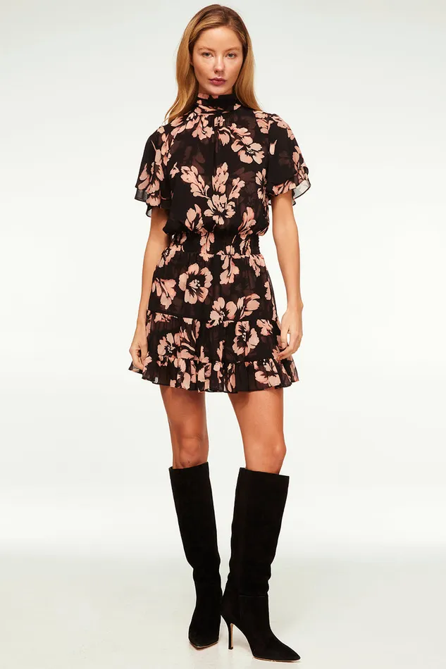Misa Los Angeles Saffie Dress Auric Flora Women Dresses