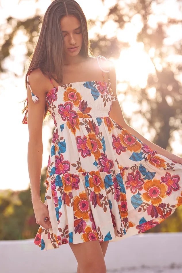 Misa Los Angeles Vandita Dress Flora Marbella Women Dresses