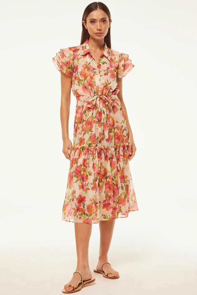 Misa Los Angeles Viola Dress Palmarei Blooms Chiffon Women Dresses Misa Los Angeles Viola Dress Palmarei Blooms Chiffon Women Dresses