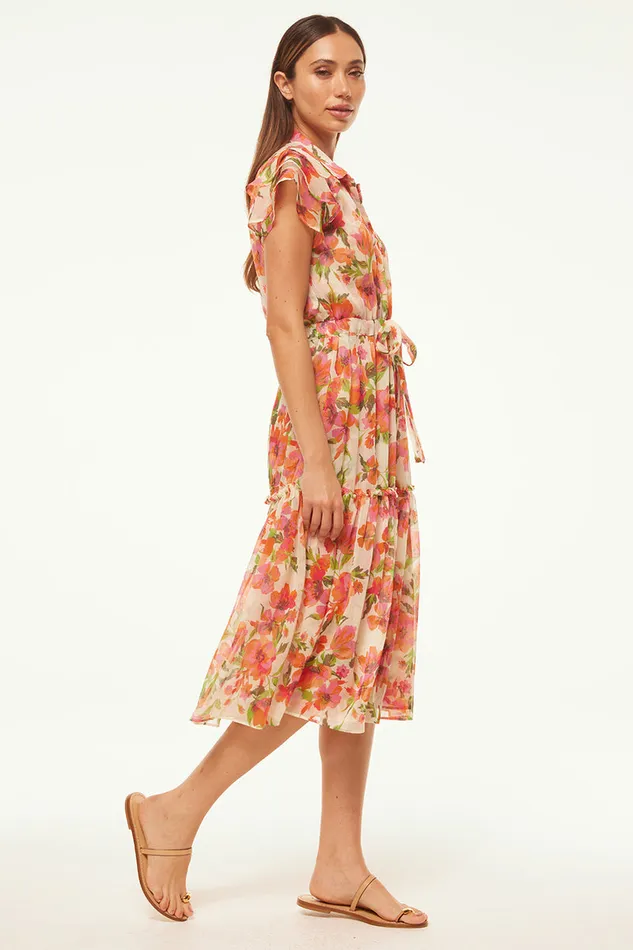 Misa Los Angeles Viola Dress Palmarei Blooms Chiffon Women Dresses Misa Los Angeles Viola Dress Palmarei Blooms Chiffon Women Dresses