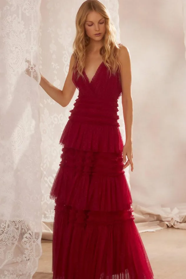 Needle and Thread Dresses Candice Gown Red 8211 Women