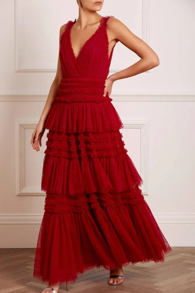 Needle and Thread Dresses Candice Gown Red 8211 Women