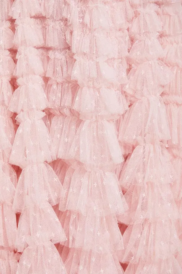 Needle and Thread Dresses Hattie Ruffle Strapless Ankle Gown Pink 8211 Women