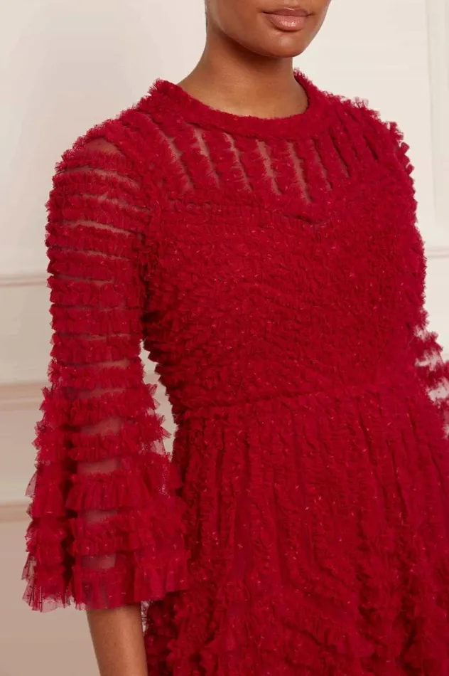 Needle and Thread Dresses La Vie En Rose Round Neck Gown Red 8211 Women
