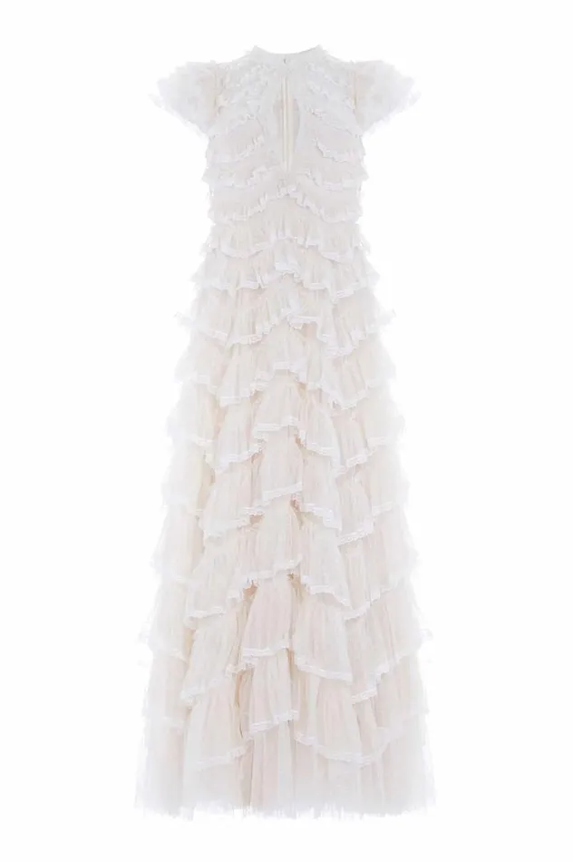 Needle and Thread Dresses Libby Lace Gown Champagne 8211 Women