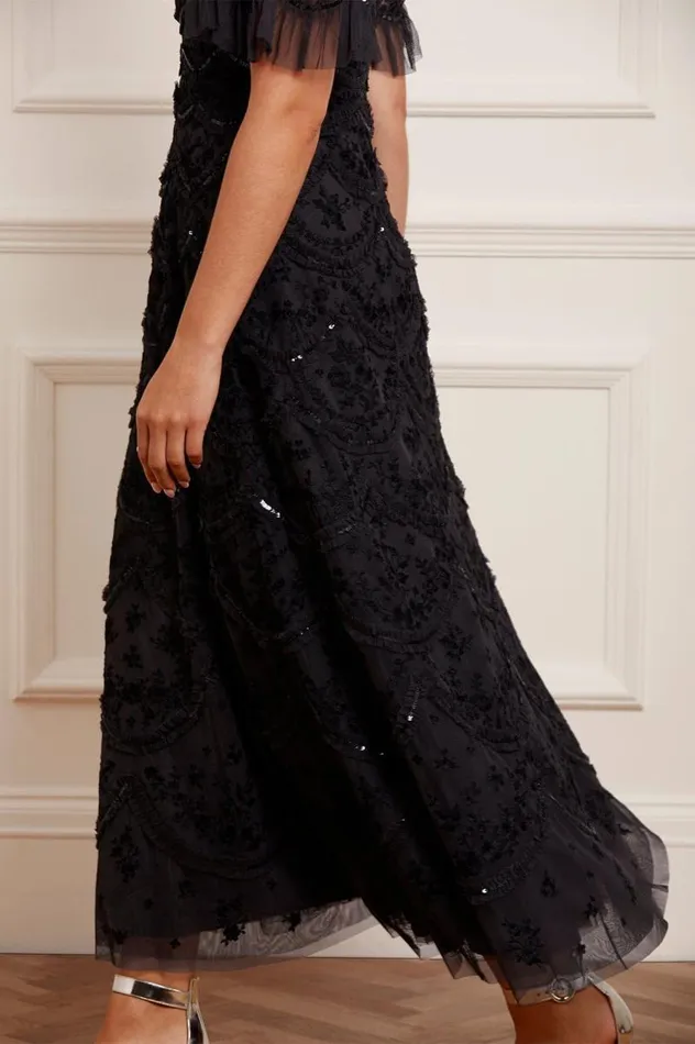 Needle and Thread Dresses Lily Bloom Ankle Gown Black 8211 Women