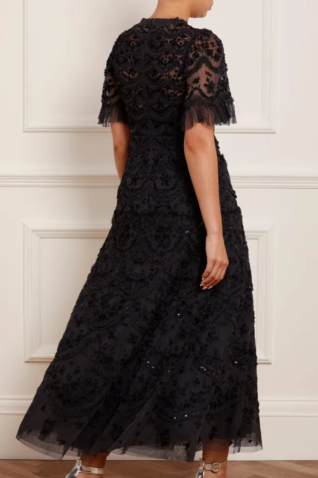 Needle and Thread Dresses Lily Bloom Ankle Gown Black 8211 Women