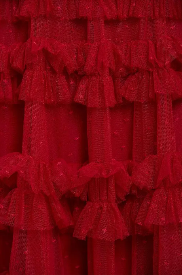 Needle and Thread Dresses Lisette Ruffle Off Shoulder Gown Red 8211 Women