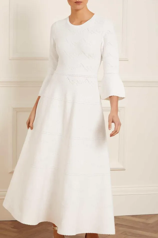 Needle and Thread Dresses Pretty Pointelle Knit Gown White 8211 Women
