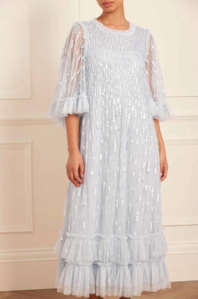 Needle and Thread Dresses Sequin Dash Ballerina Dress Blue 8211 Women