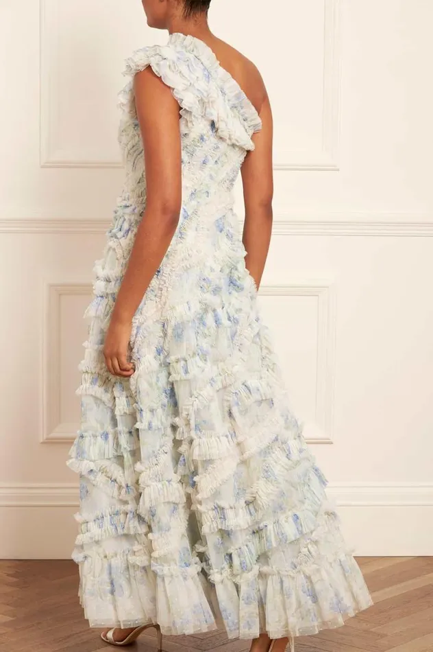 Needle and Thread Dresses Summer Posy Aaliyah OneShoulder Gown Multi 8211 Women