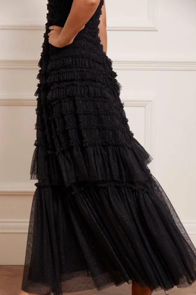 Needle and Thread Dresses Valentine Ruffle Gown Black 8211 Women
