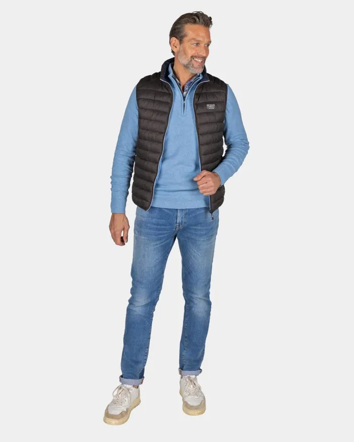 NZA New Zealand Auckland Jackets Brown Padded Vest 8211 Mud 8211 Men NZA New Zealand Auckland Jackets Brown Padded Vest 8211 Mud 8211 Men