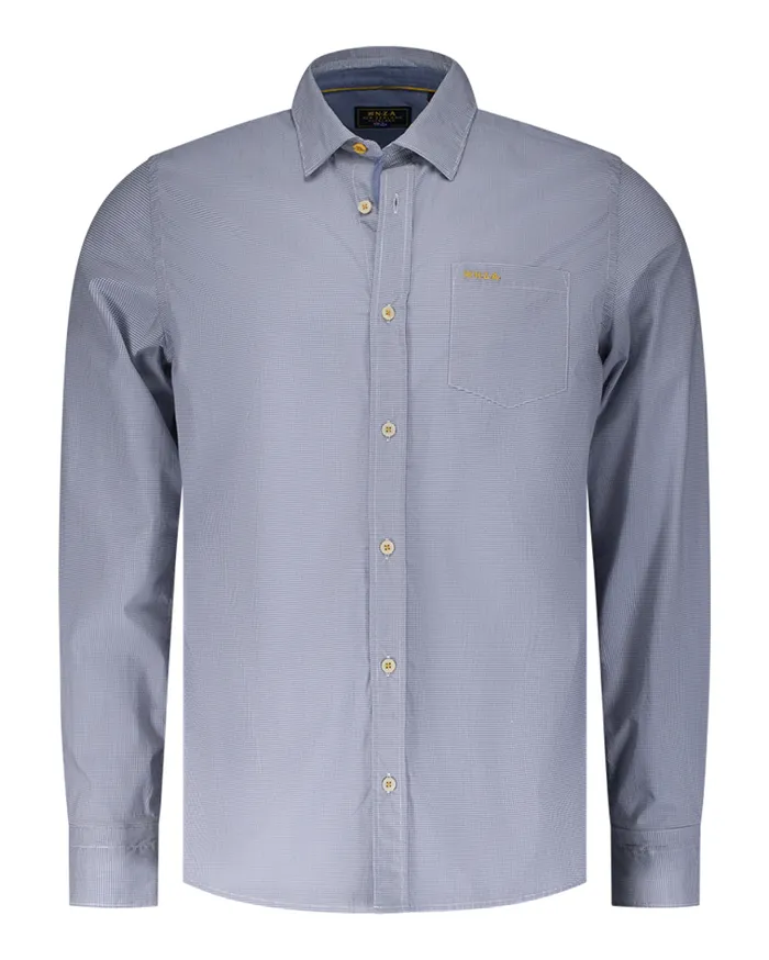 NZA New Zealand Auckland Shirts GreyBlue Shirt With Stretch 8211 Mineral Blue 8211 Men NZA New Zealand Auckland Shirts GreyBlue Shirt With Stretch 8211 Mineral Blue 8211 Men