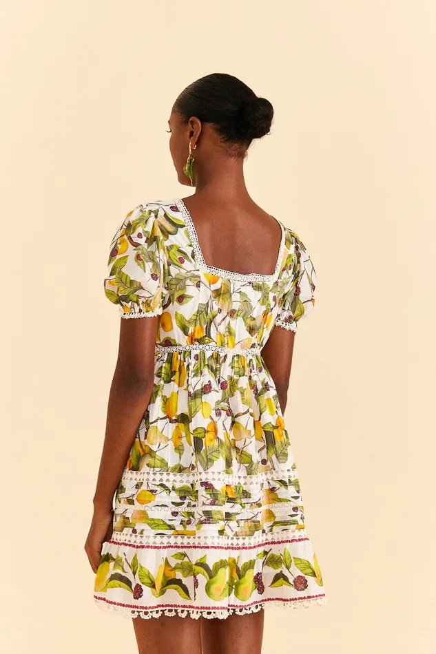 OffWhite Fruit Orchard Mini Dress Women Farm Rio Mini Dresses