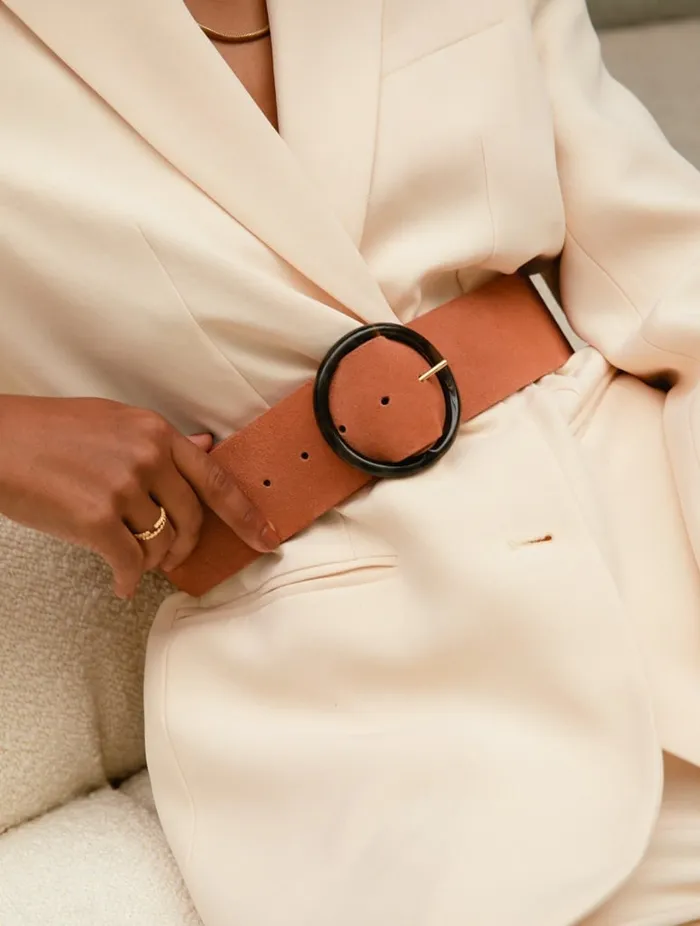 Oia Powder Blush Women Bobbies Belts Oia Powder Blush Women Bobbies Belts