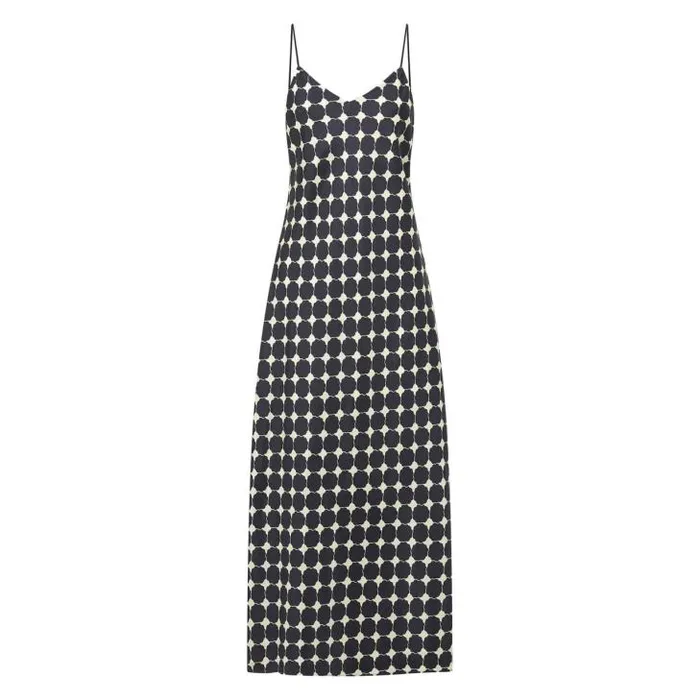 Oroton Dresses Penny Flower Slip Dress North Sea 8211 Women