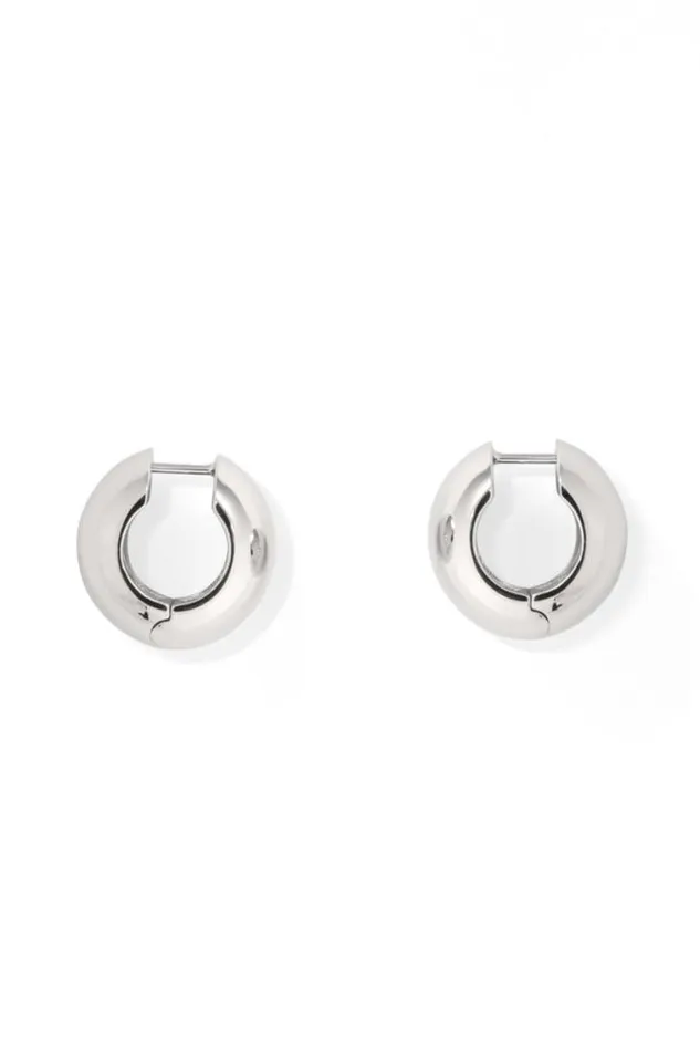 Oroton Earrings Josie Huggies Silver 8211 Jewellery