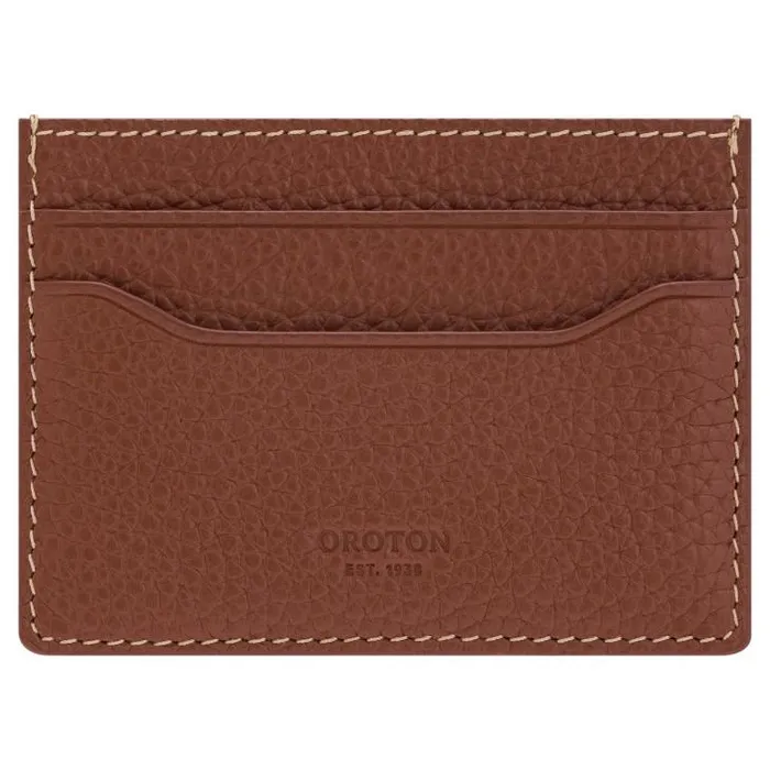 Oroton Wallets Marcus Card Sleeve Dark Whiskey 8211 Men