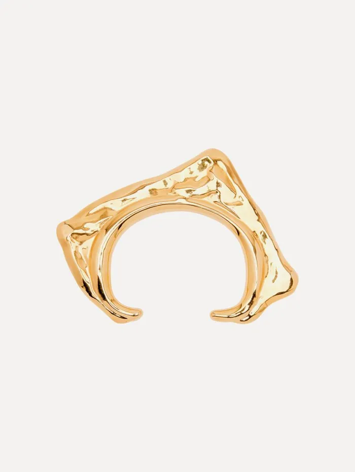 Oscar De La Renta Abstract O Cuff Bracelet Gold Women Bracelets