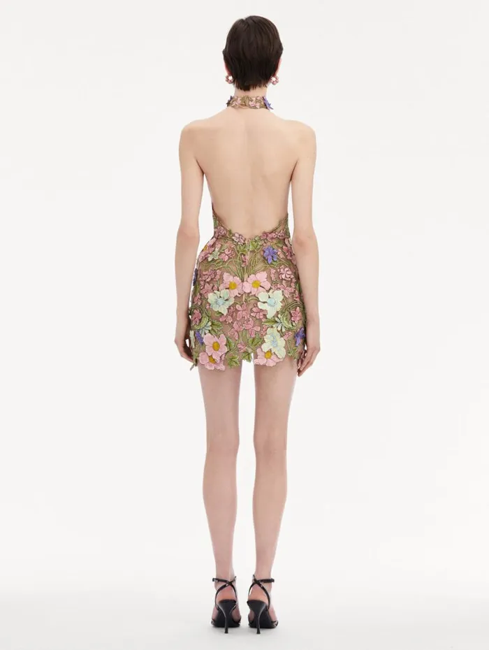 Oscar De La Renta Art Nouveau Threadwork Cocktail Dress Multi Women Dresses Oscar De La Renta Art Nouveau Threadwork Cocktail Dress Multi Women Dresses
