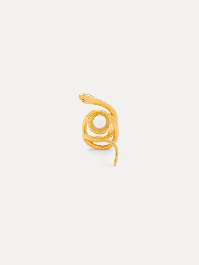 Oscar De La Renta Pearl Snake Ring Pearl Women Rings Oscar De La Renta Pearl Snake Ring Pearl Women Rings