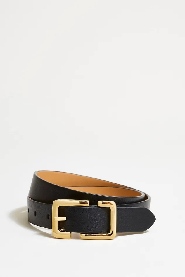 Outlet 8211 Women Belts Elie Tahari Reverso Belt Blackcappuccino