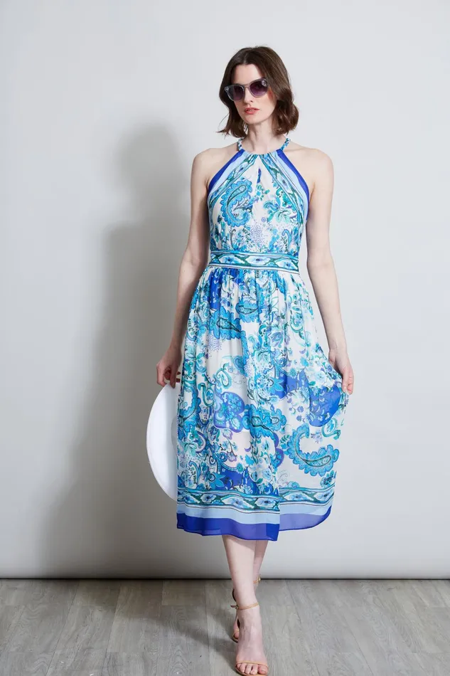 Outlet 8211 Women Dresses and Jumpsuits Elie Tahari Calypso Halter Dress Multi