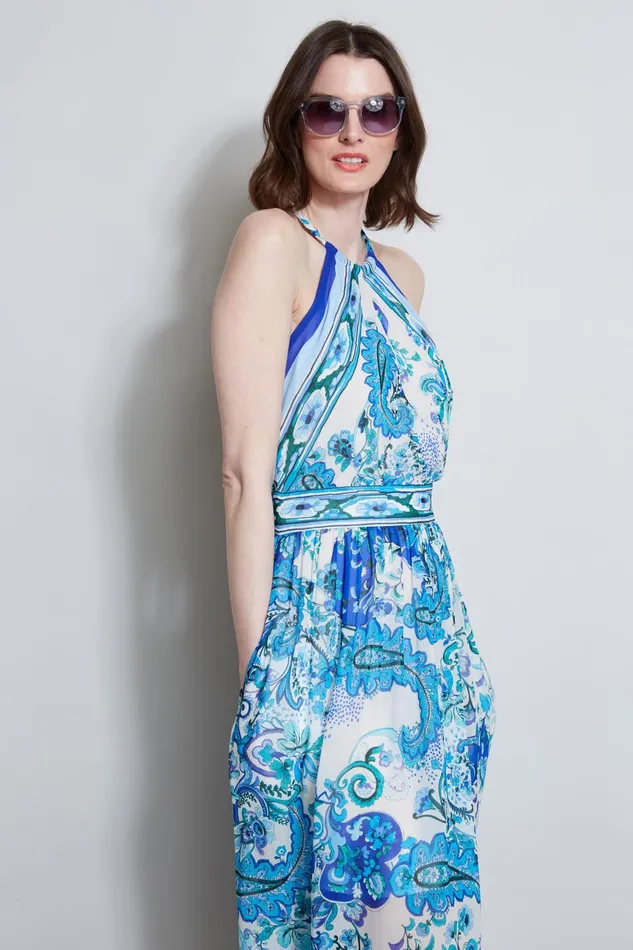 Outlet 8211 Women Dresses and Jumpsuits Elie Tahari Calypso Halter Dress Multi