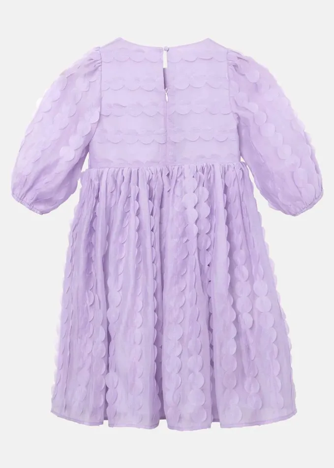 Phase Eight Bailey Textured Smock Dress Purple Women Childrenswear
