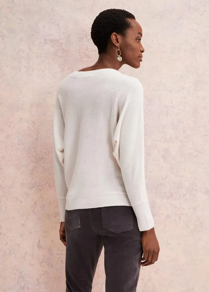 Phase Eight Beatrice Cashmere Jumper Pale Pink Women Knitwear