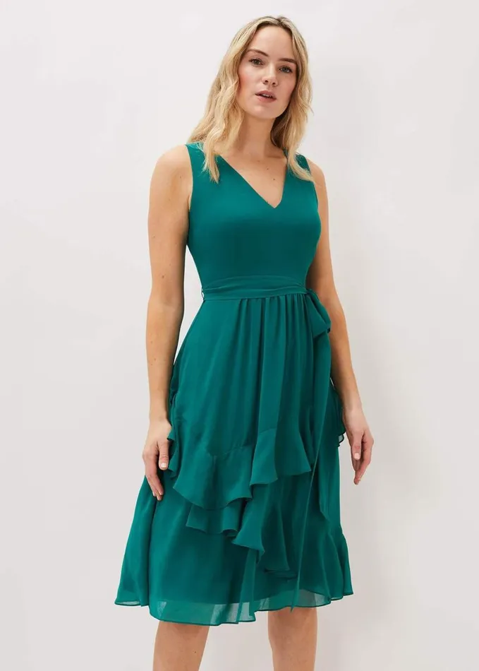 Phase Eight Breesha Dress Jade Women Dresses