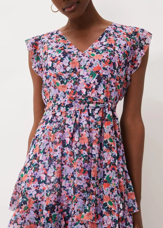 Phase Eight Breesha Floral Midi Dress Multicoloured Women Dresses