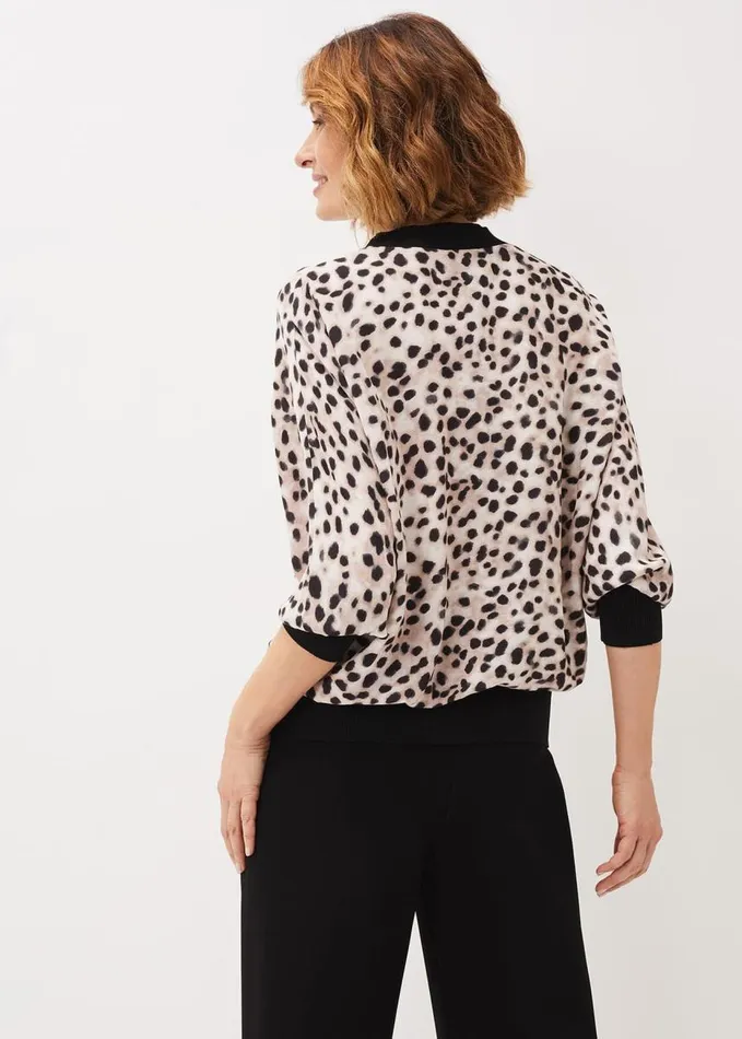 Phase Eight Calla Leopard Print Blouse Multicoloured Women Shirts and Blouses