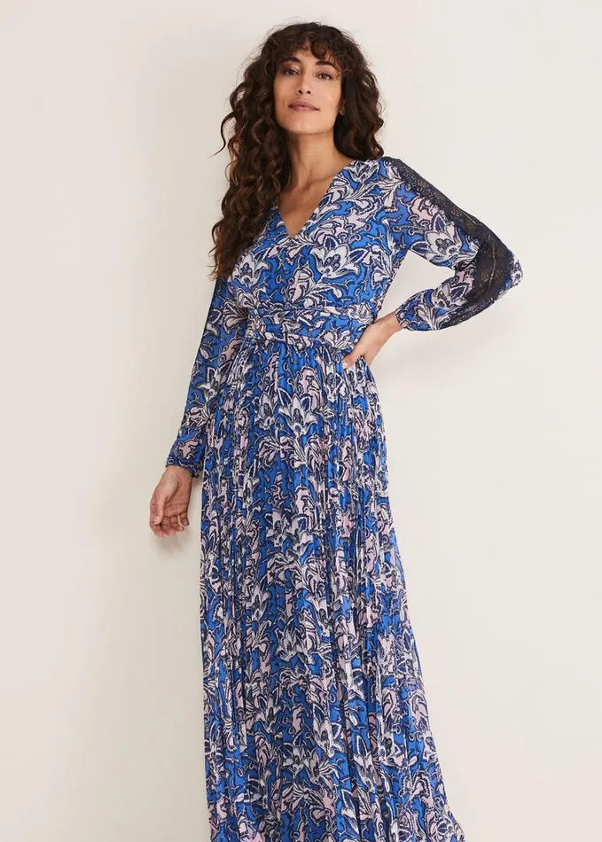 Phase Eight Claudia Printed Maxi Dress Multicoloured Women Dresses