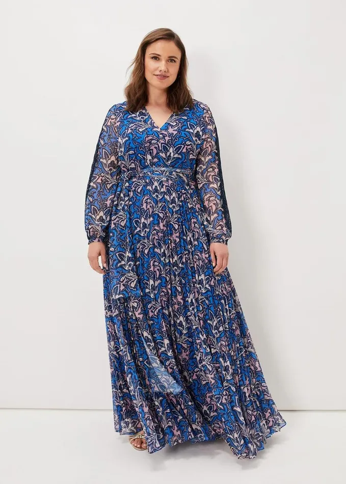 Phase Eight Claudia Printed Maxi Dress Multicoloured Women Dresses