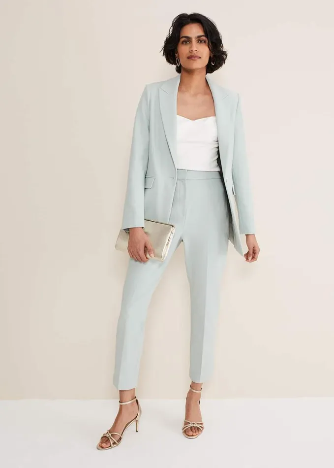 Phase Eight Eira Cigarette Trousers Eau De Nil Women Trousers