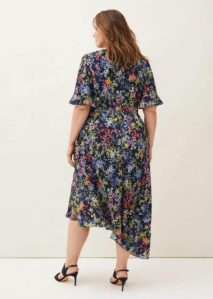 Phase Eight Isabella Floral Dress Navy Multi Women Dresses