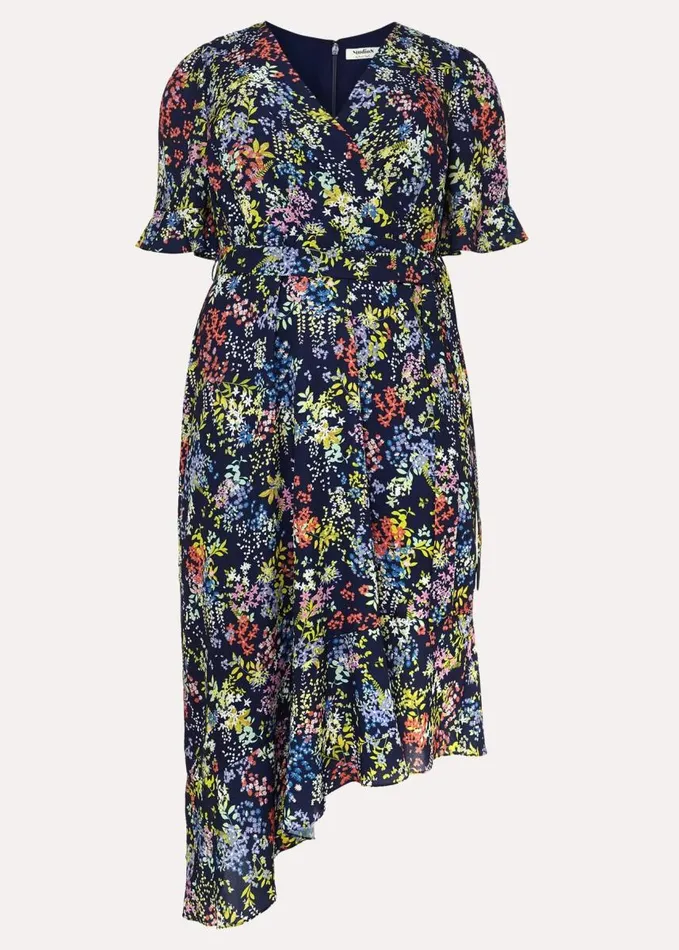 Phase Eight Isabella Floral Dress Navy Multi Women Dresses
