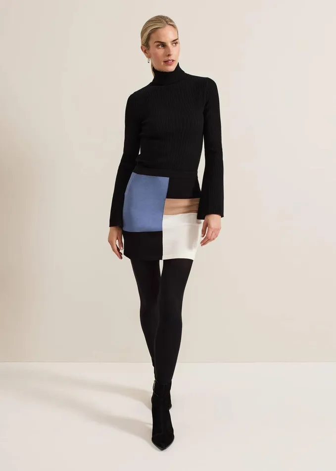 Phase Eight Kamila Colourblock Skirt Multicoloured Women Skirts