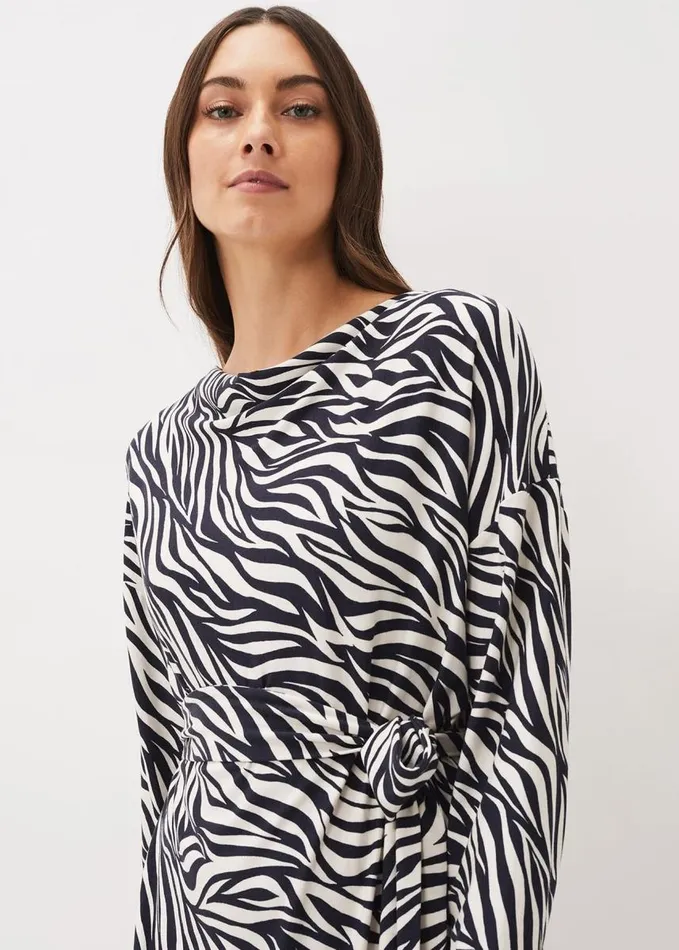 Phase Eight Kora Animal Print Dress Multicoloured Women Dresses