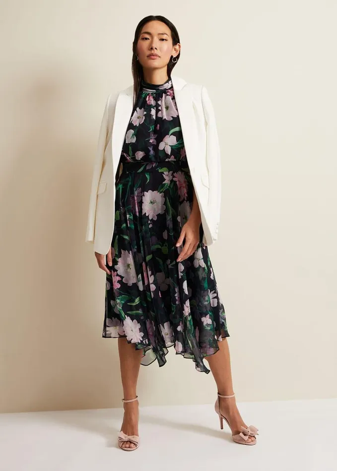 Phase Eight Lucinda Floral Dress Multicoloured Women Dresses