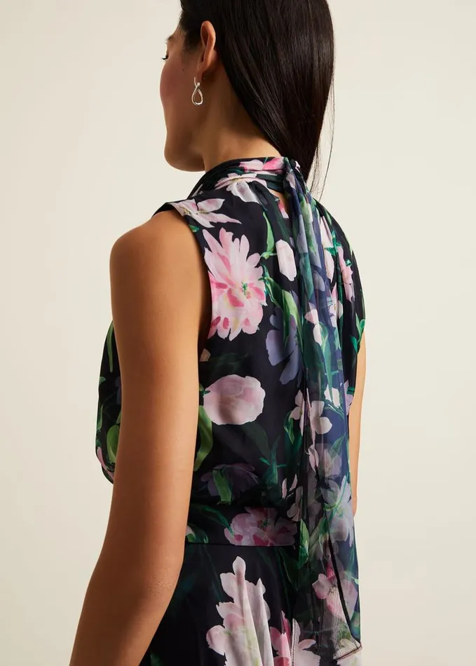 Phase Eight Lucinda Floral Dress Multicoloured Women Dresses
