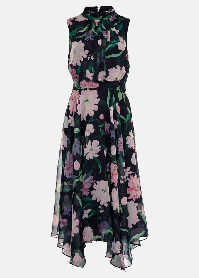 Phase Eight Lucinda Floral Dress Multicoloured Women Dresses