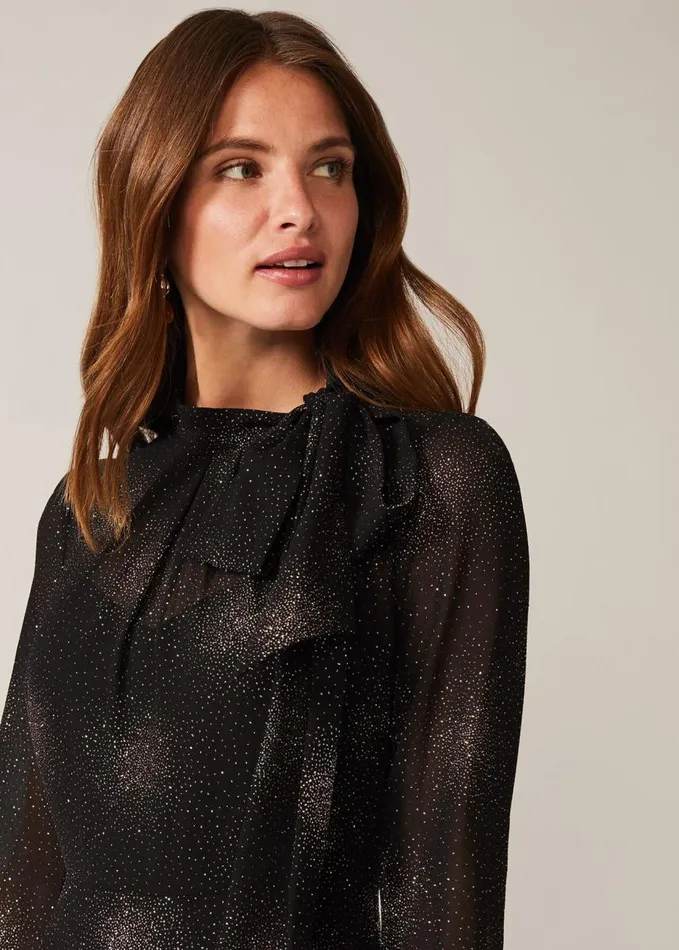 Phase Eight Melina Maxi Dress Blackrose Gold Women Dresses