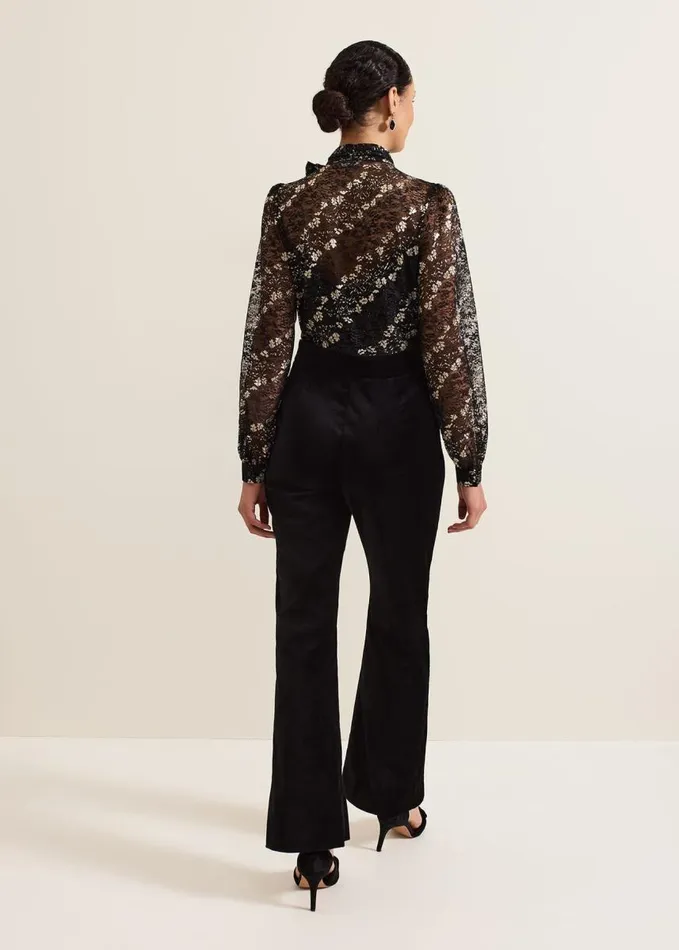 Phase Eight Morilla Lace Top Jumpsuit Blackmulti Women Dresses
