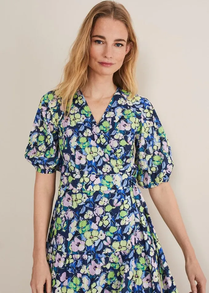 Phase Eight Morven Floral Maxi Dress Navymulti Women Dresses