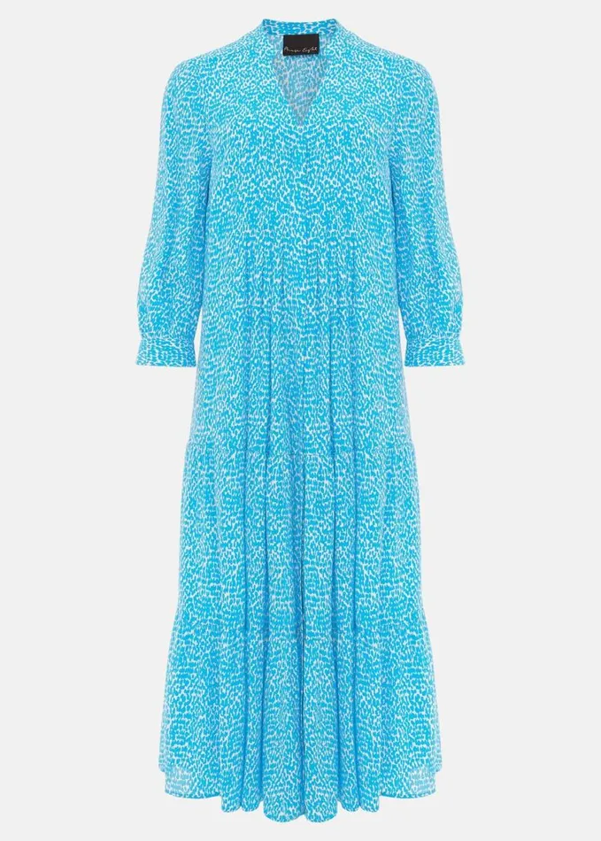 Phase Eight Penele Midi Dress Kingfisher Women Dresses