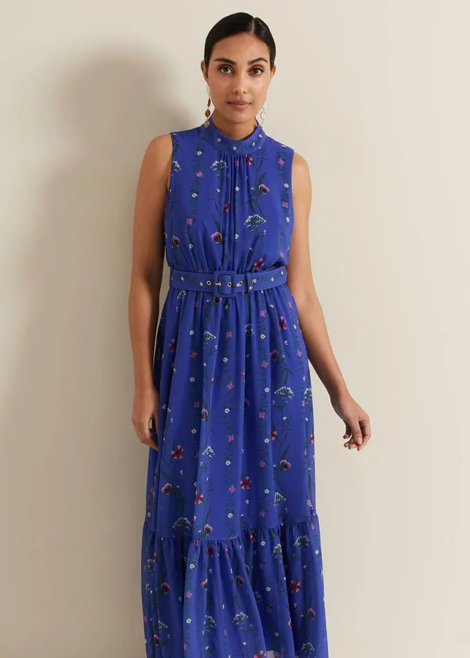 Phase Eight Petite Sofia Print Maxi Dress Multicoloured Women Dresses