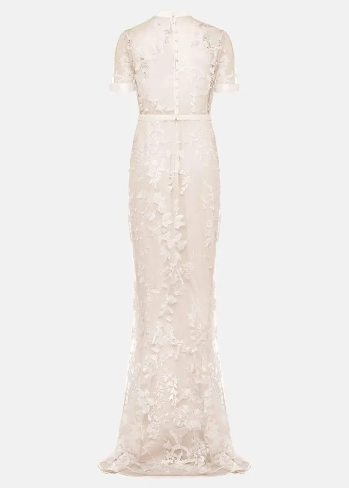 Phase Eight Poppy Embroidered Wedding Dress Pearl Women Dresses